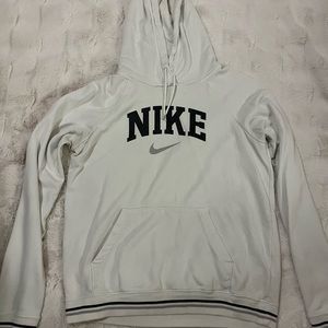 Small White Nike Sweatshirt.